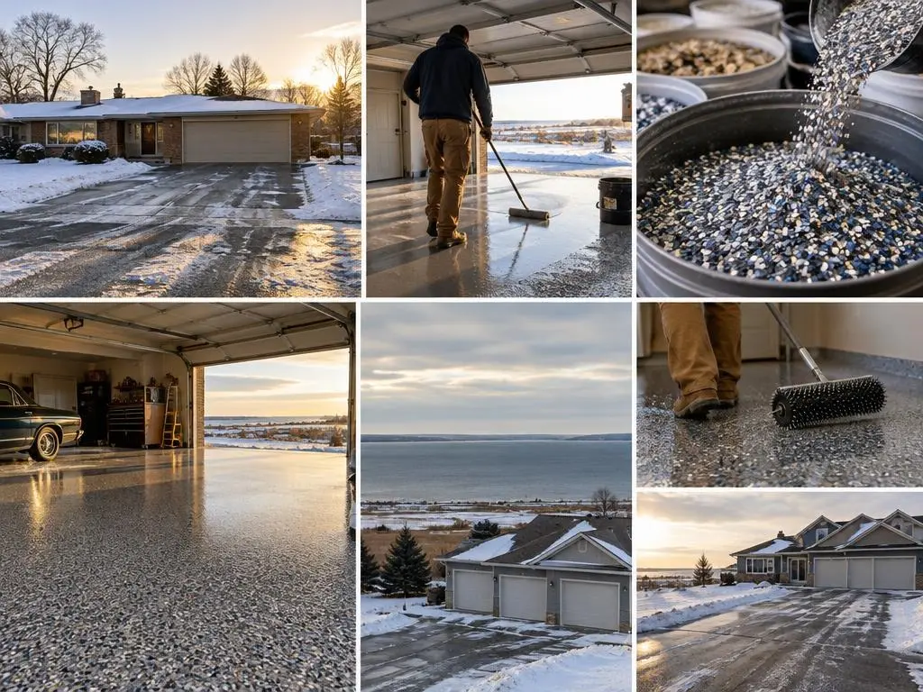 Full-Flake Epoxy Floors in Green Bay, WI