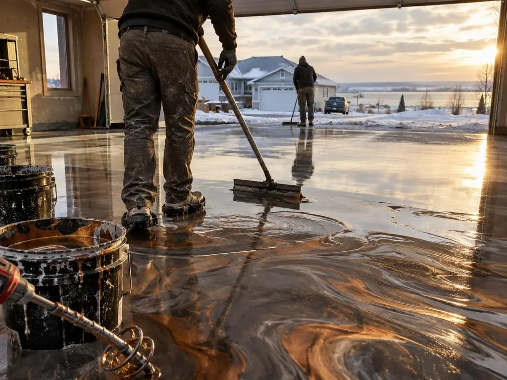 Metallic Epoxy Floors in Green Bay, WI